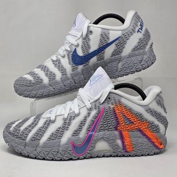 Nike Ja 3 \'Light Show\' Men\'s Size 10 Grey White Basketball Shoes HF2793-100 New main image 6